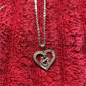 Mother and child necklace